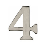 M Marcus Heritage Brass Numeral 4 - 51mm Self Adhesive